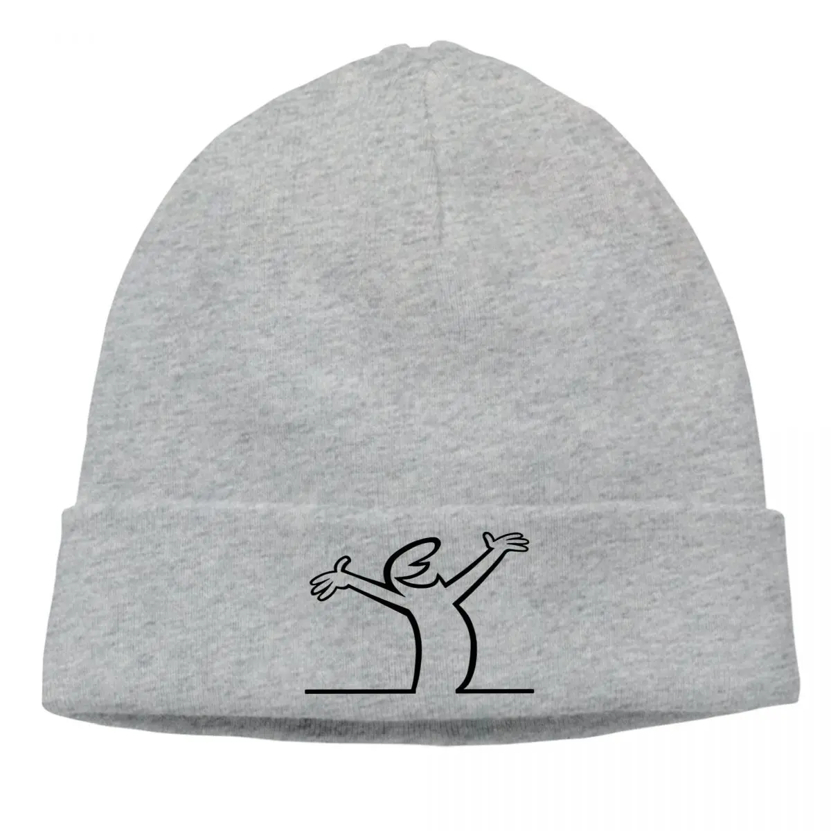 

La Linea Funny Cartoon Outdoor Beanie Hats Fine Knit Bonnet Special Skullies Caps Earmuffs