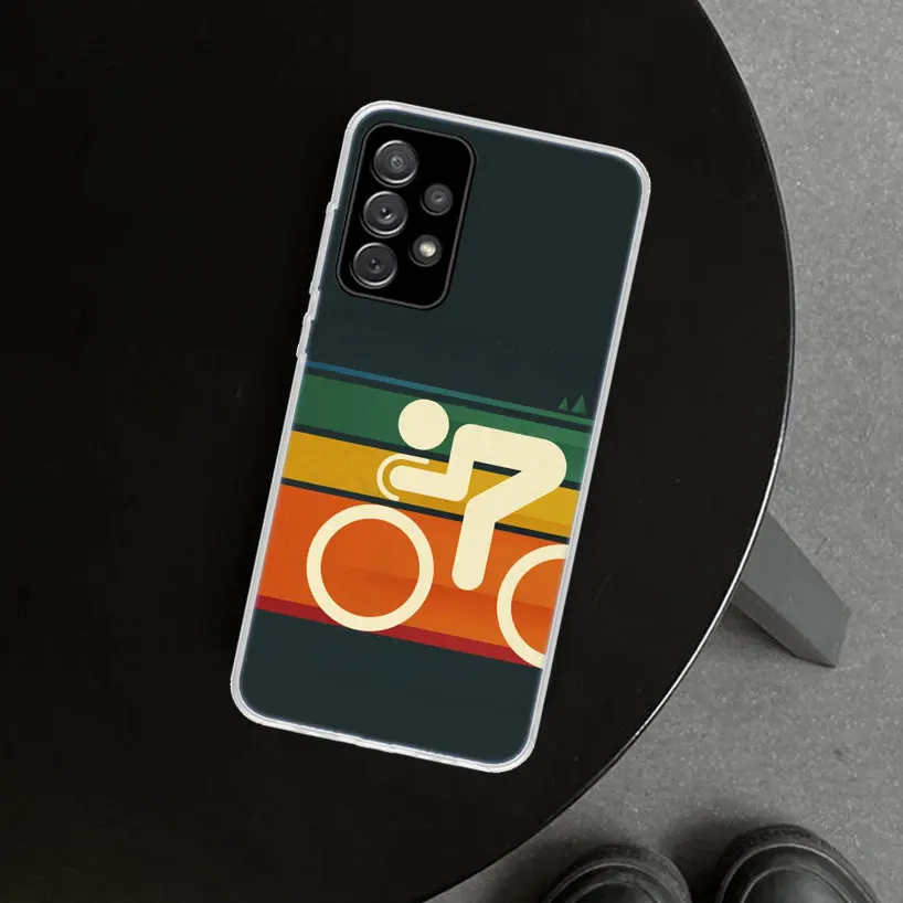 bicycle bike sport coqu phone case cover for samsung galaxy a52 a72 a51 a71 a32 a31 a41 a22 a12 a02s a21 a11 m31 m21 m32 coque free global shipping
