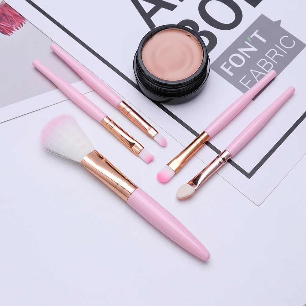 

Make Up Brush Cosmetics Beauty Tools 5pcs Pro Eyes Makeup Brushes Set Portable Eyeshadow Eyebrows Beauty Cosmetics