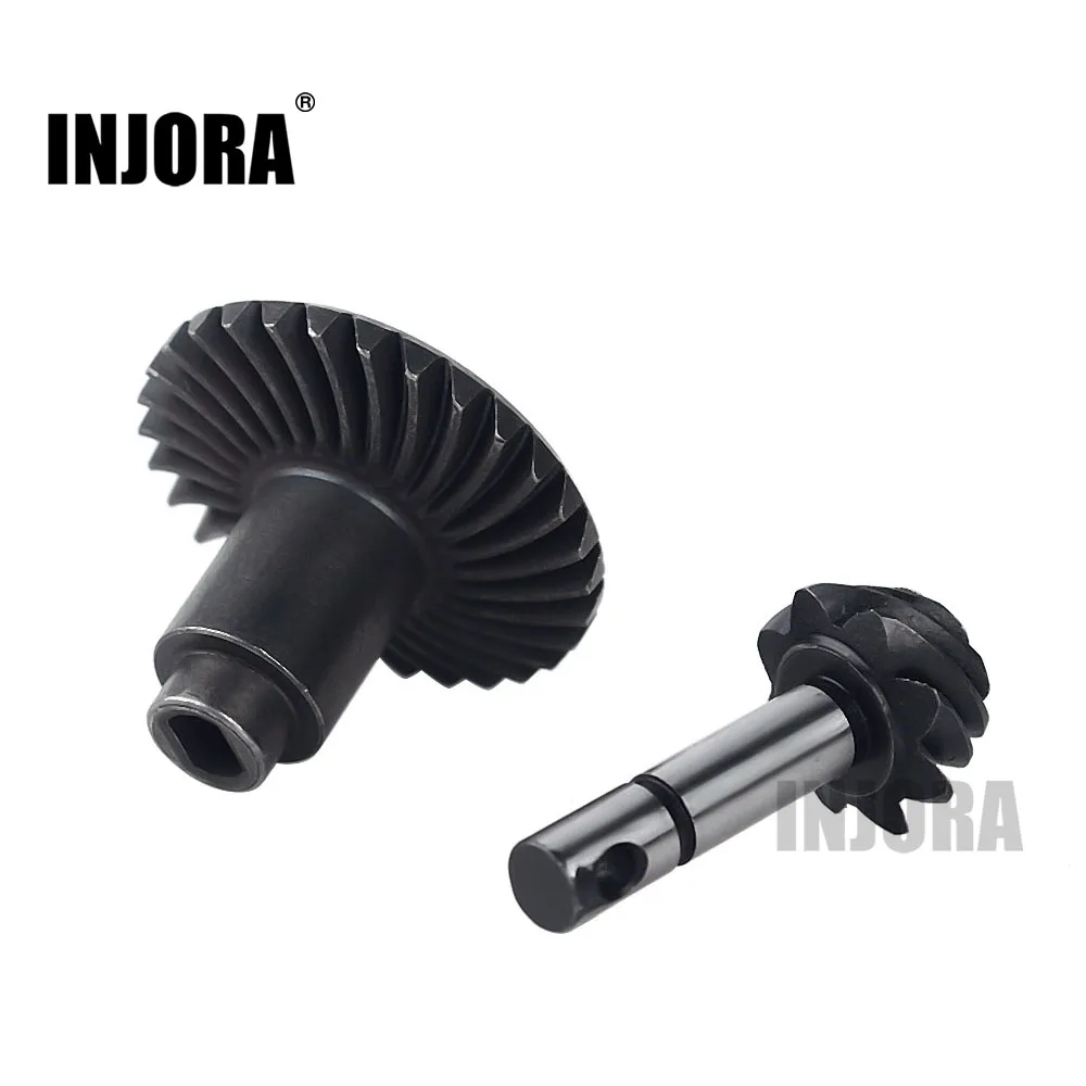 Стальная спиральная ось INJORA 8T 30T для 1/10 RC Гусеничный осевой SCX10 II 90046 90047 90059