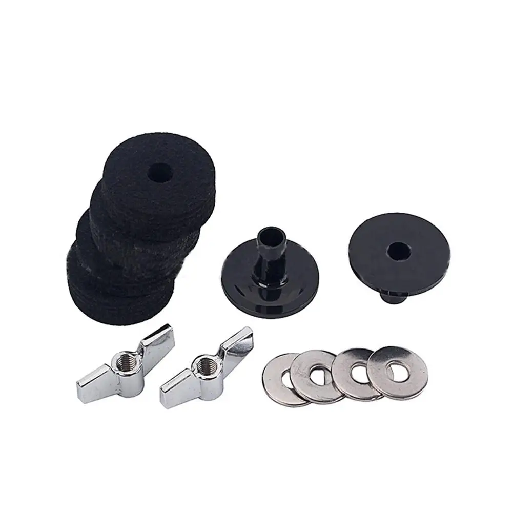 

Top selling Drum Felt Pad Gray Sleeve Nut Spacer Accessories Set Musical Percussion Instrument Accessories