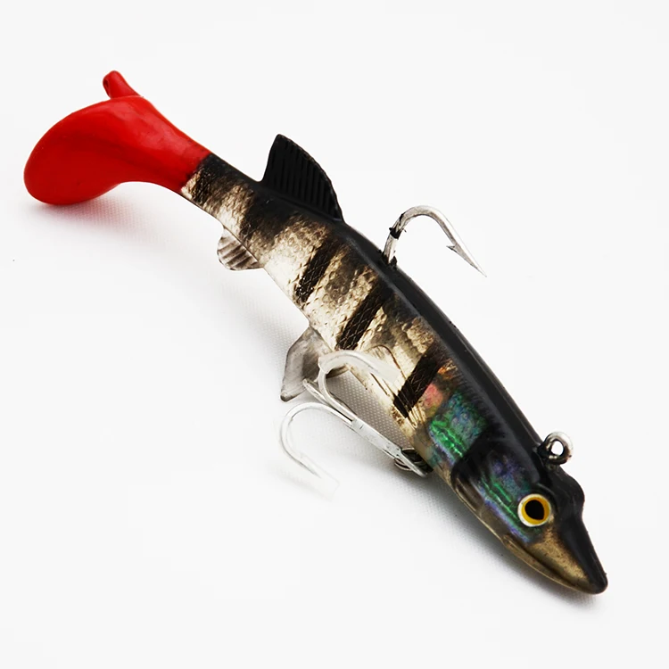 FJORD мягкая Рыболовная Приманка 5 шт./лот свинцовая головка крючок 27 г 120 мм