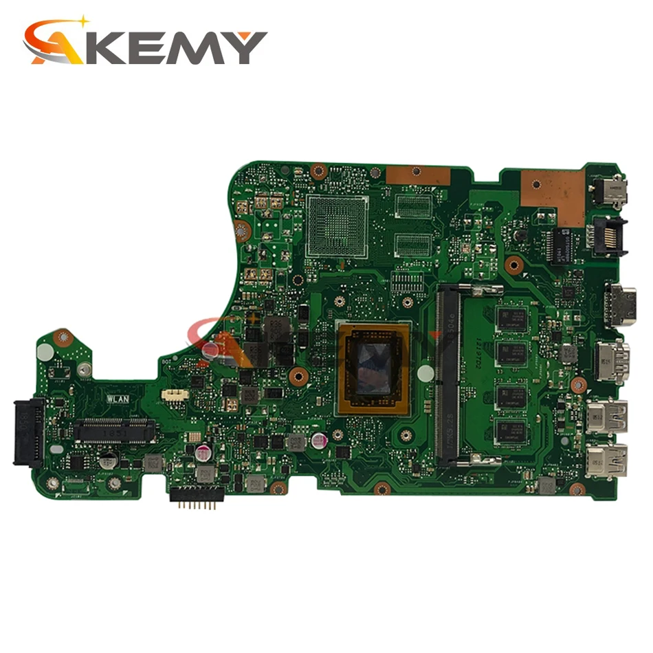 akemy x555qa for asus x555q a555q x555qg x555bp x555ba laotop mainboard x555qa motherboard w a10 9600u 8gb ram free global shipping
