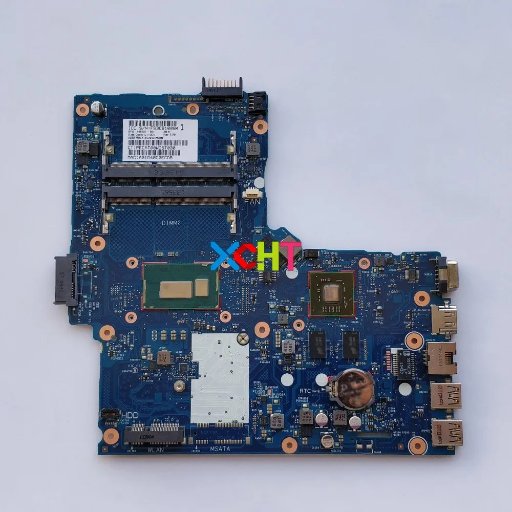 

for HP 248 340 G1 746031-001 746031-501 746031-601 6050A2608301-MB-A02 CEL 2980U Laptop Motherboard Mainboard Tested