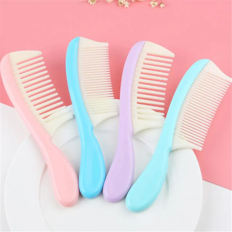 

1Pc Barber Plastic Large Width Teeth Comb Curly Hair Brushes Straight Antistatic Plastic Combed Hairdressing Tool New 4 Color