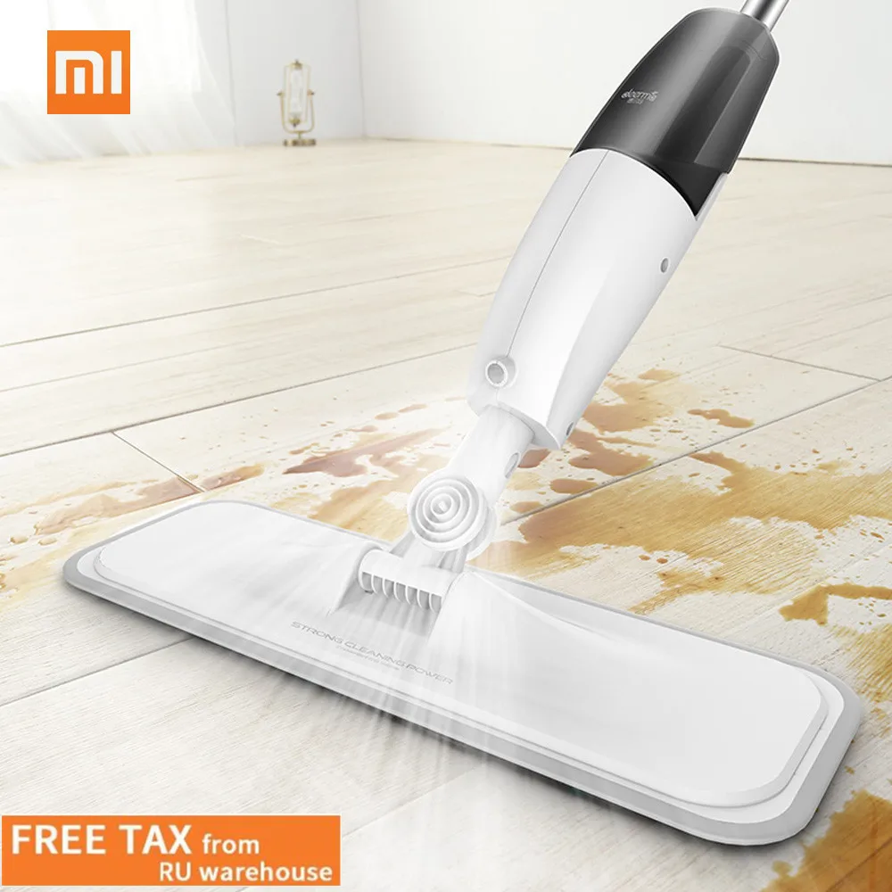 Xiaomi Deerma Spray Mop 360 Degree Rotating Handheld Mijia Water Spray Mop Home Cleaning Sweeper Mopping Dust Cleaner