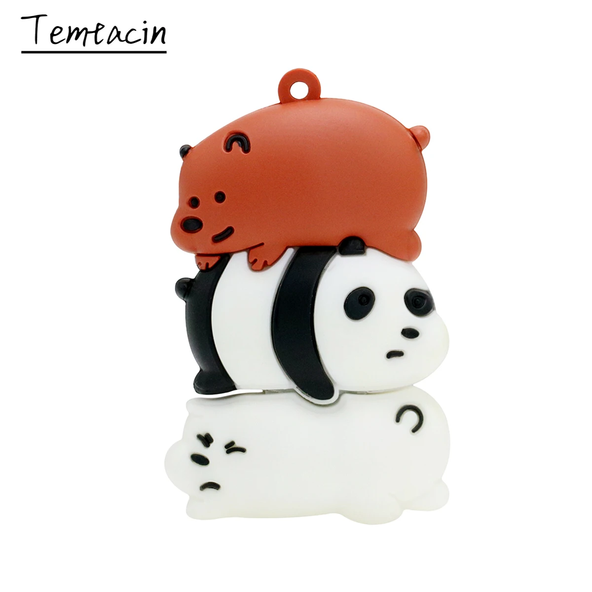 Мультфильм 128 ГБ Pen Drive Panda Pig Cat USB Flash 8GB 16GB 32GB 64GB Pendrive 256GB Memories Cle Stick Memory Disk|USB