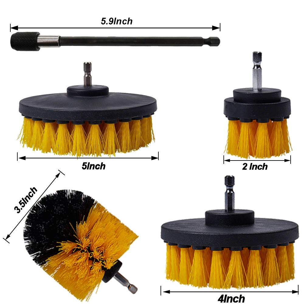 5 шт./компл. электрическая щетка для сверления колес автомобильных шин щетки