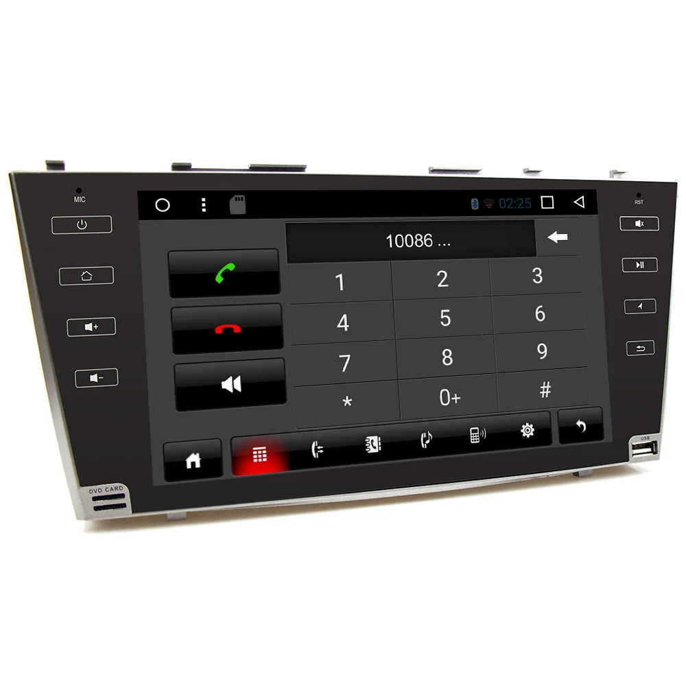 Автомагнитола Eunavi 9 дюймов 1024*600 2 din Android 8 1 GPS стерео для toyota camry 2007 2008 2009 2010 2011 bluetooth