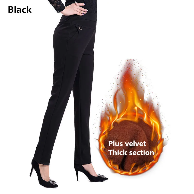 Женские зимние брюки MISSMEOW повседневные брюки-карандаш большого размера