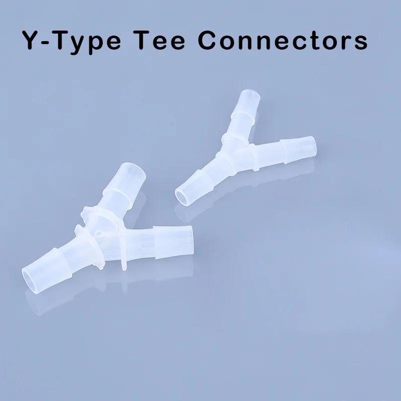 

PP Plastic Pagoda Joints Aquarium Fish Tank Aerator Hose Connector Air Pump Fittings Y-Type Tee Connectors 1 Pcs