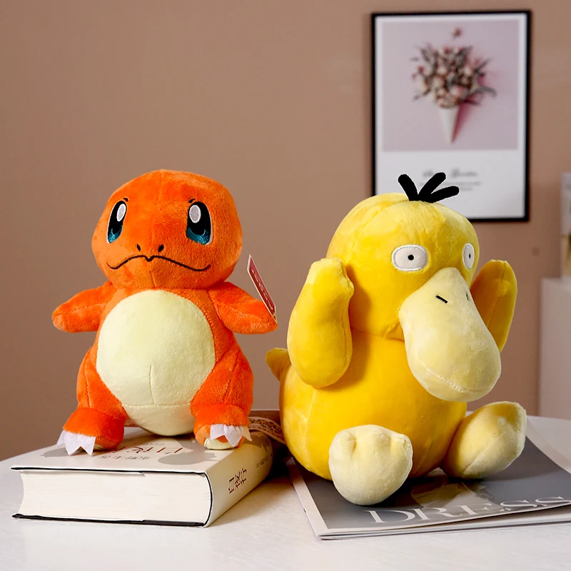 

Anime Pokemoned plush doll Pikachuu stuffed toys For Children Charmander Squirtle Bulbasaur Jigglypuff Eevee Snorlax Lapras gift