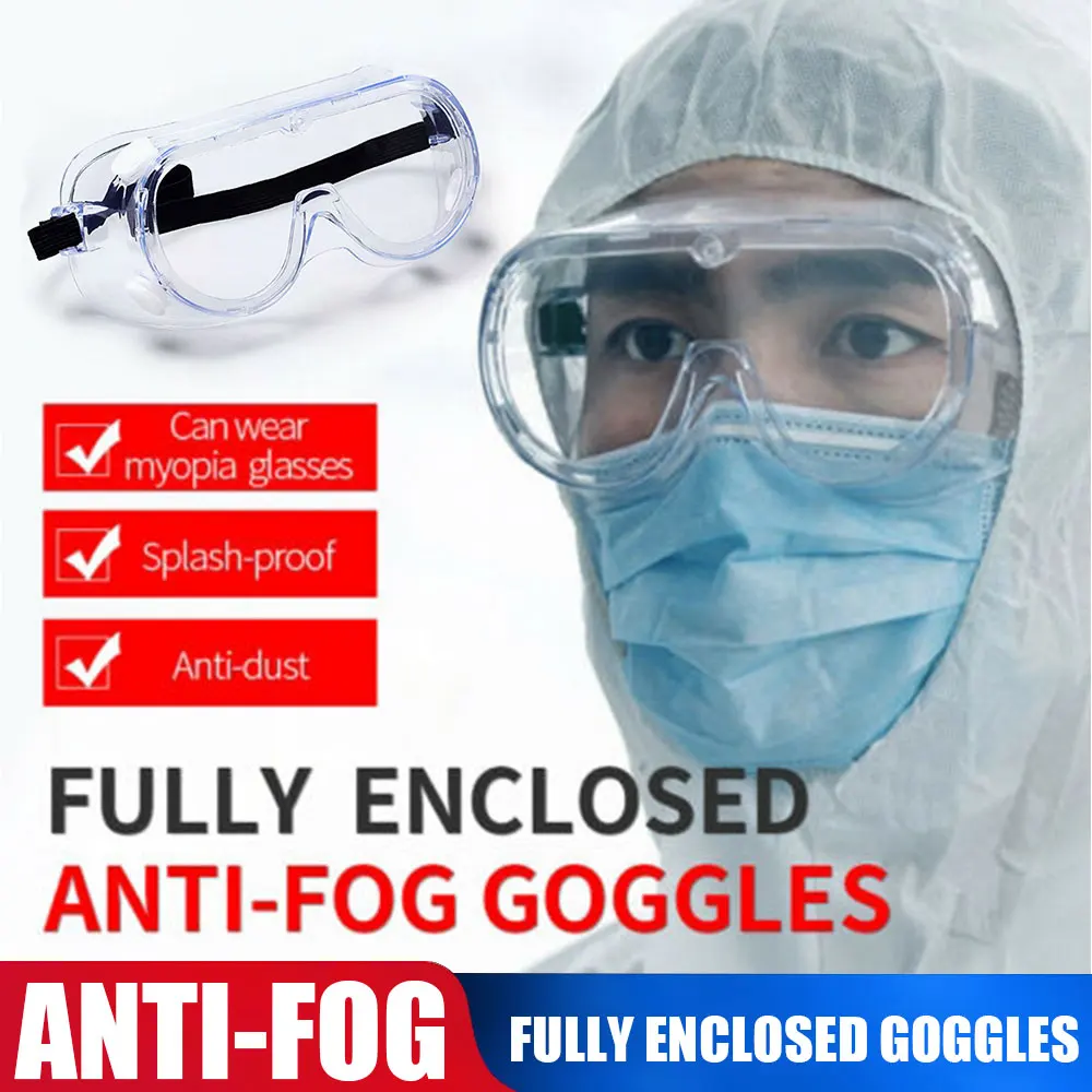 

Anti-Sneeze Liquid Lens Goggles Safety Anti-fog Windproof Riding Protective Glasses Work Eyewear Motorcycle Outdoor Goggles