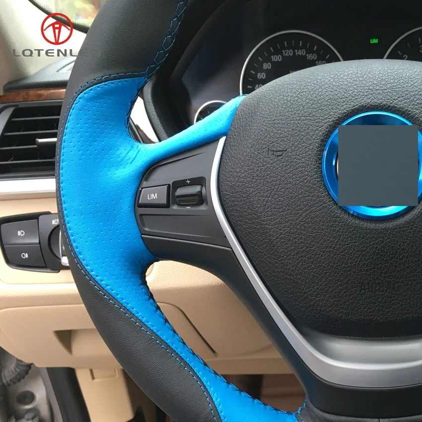 Задняя панель LQTENLEO для BMW 3 Series F30 F31 F34 318i 320i 320d 328i 330i 330e 330d 335i 340i|car steering wheel cover|steering