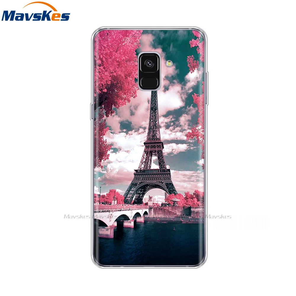 Fundas For Cases Samsung Galaxy A8 2018 Case Samsung A8 A 8 Plus 2018 Cover Soft Silicone TPU Phone Case Coque Protector Bumper
