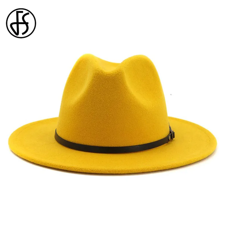 Женская/мужская фетровая шляпа FS колокол в винтажном стиле|Мужские фетровые