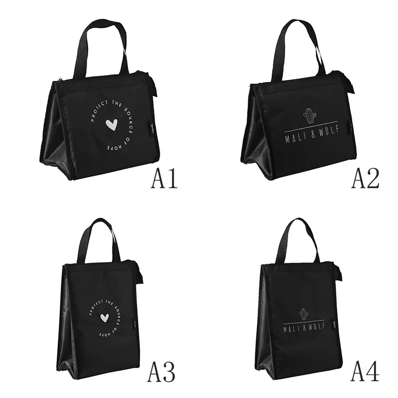 

Waterproof Lunch Bag for Women kids Men Cooler Lunch Box Bag Tote canvas lunch bag Insulation Package Portable