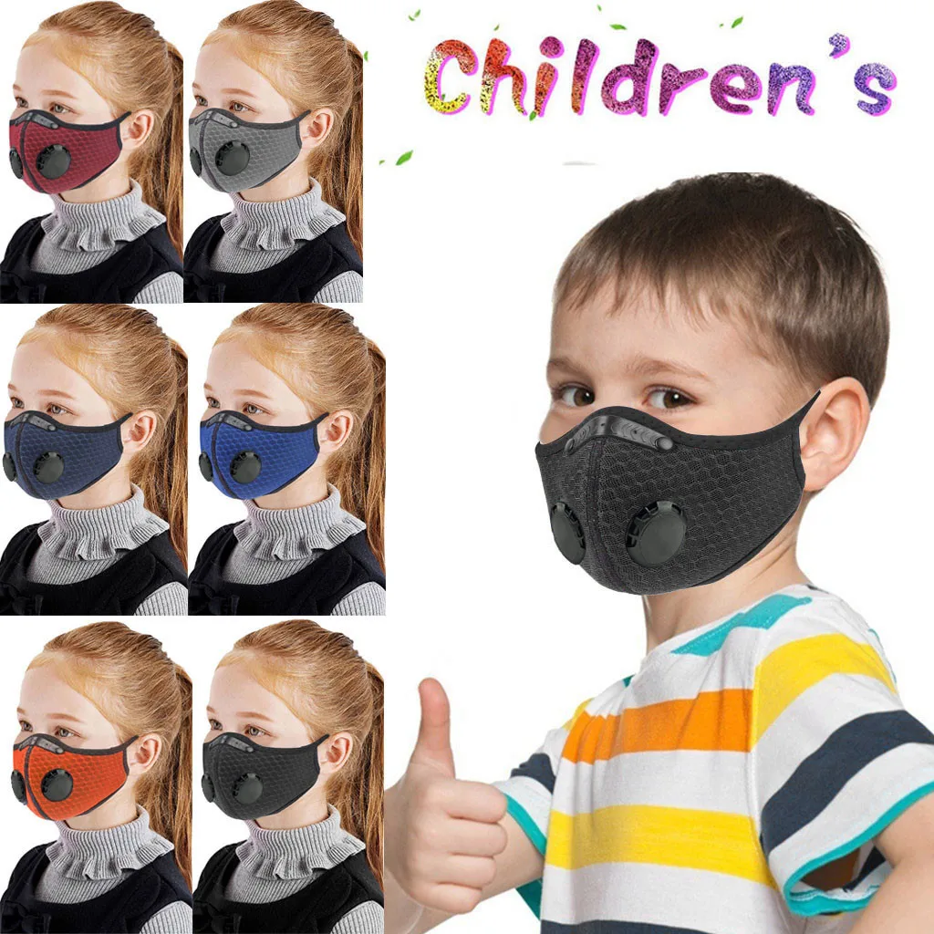 Дышащая многофункциональная детская маска для улицы и верховой езды PM2.5 можно
