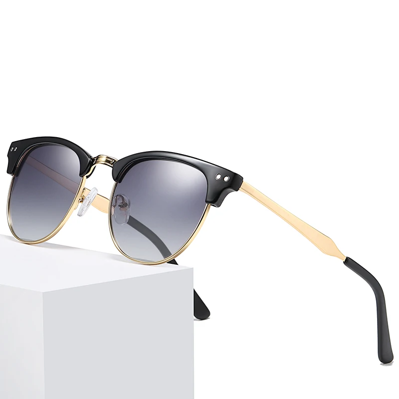 Брендовые дизайнерские женские солнцезащитные очки поляризационные для