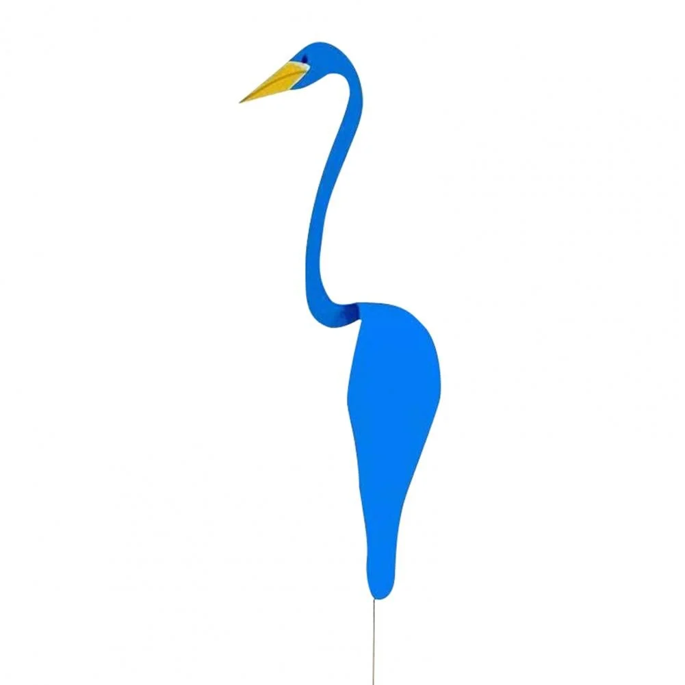 

Creative Swirl Bird Flamingo Swan Whimsical Dynamic Bird Slight Swing Breeze Garden Automatic Swing Decoration Outdoor Ornament