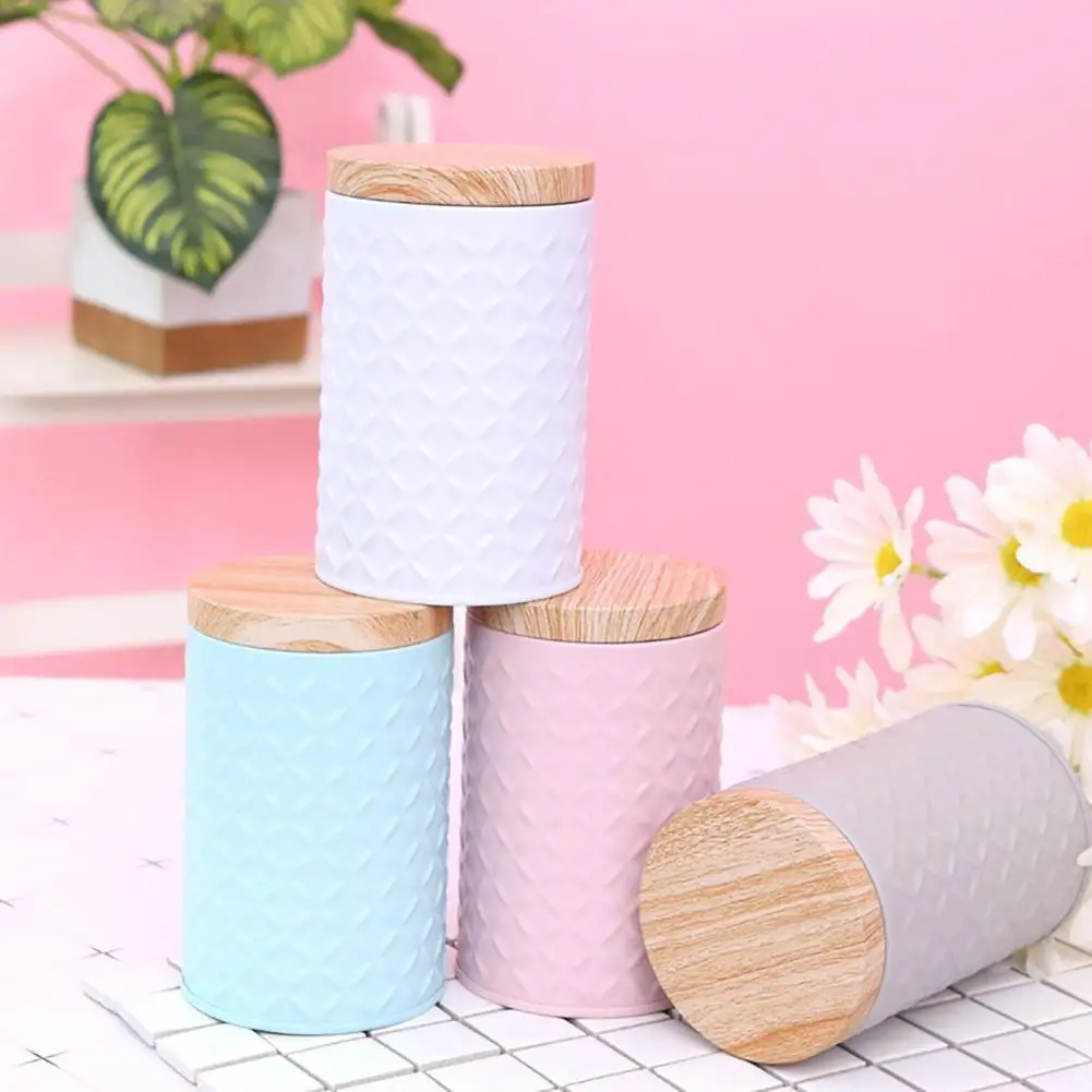 

Жестяная коробка для хранения декоративных пустых железных чайных листьев, прочный контейнер для хранения, привлекательный контейнер для ...