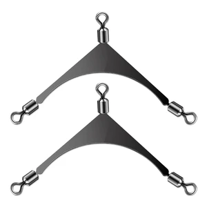 5 шт.лот, американский 3-ходовой рыболовный крючок из нержавеющей стали, вертлюги, соединитель для вращающегося удилища, снасти, Вертлюги для рыбалки