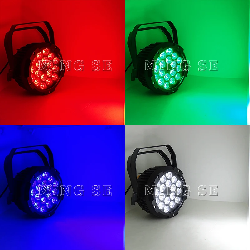 4 шт./лот Водонепроницаемый 18x18w 4in 1/5in 1/6in1 RGBWA УФ светодиодный Par Светильник