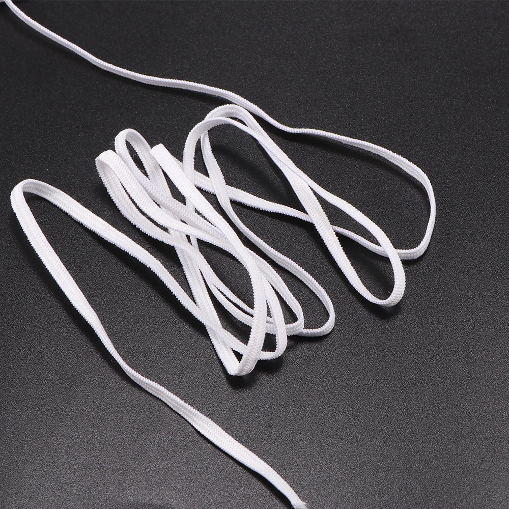 

2020 Elastic Bands Elastic Rope Stretchy Cord Knitted Elastic Cord For Mask Sleevelet Making Elastic Bands Household Tools