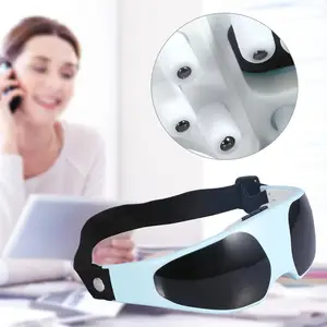 Электрический массажер для глаз, избавление от усталости, близорукости, магнитная терапия, массаж, Уход за глазами, вибрирующий массажер, расслабляющий протектор для глаз