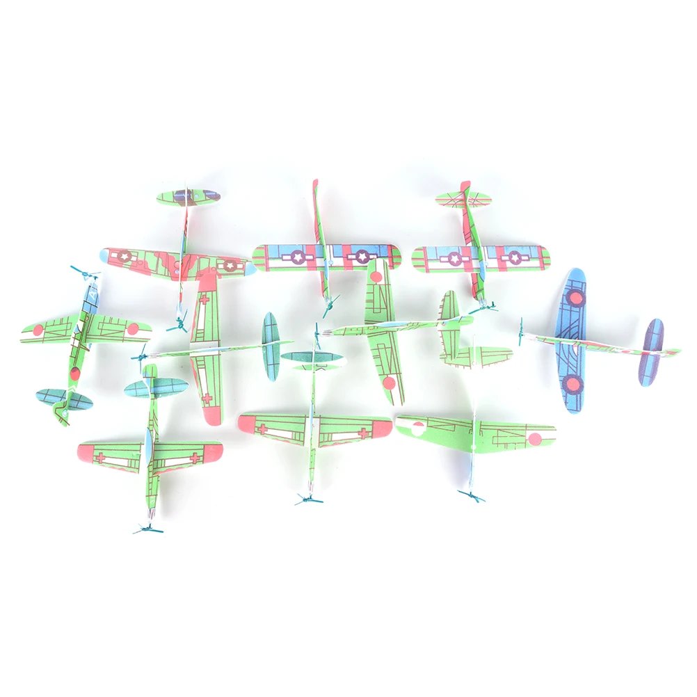 

10 шт. DIY ручной бросок Летающий планер самолеты Пена Самолет вечерние мешок наполнители детские игрушки для детей игра