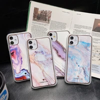 the marble phone case is suitable for iphone se 2020 11 pro x xs max xr 7 8 plustpu new anti fall back cover
