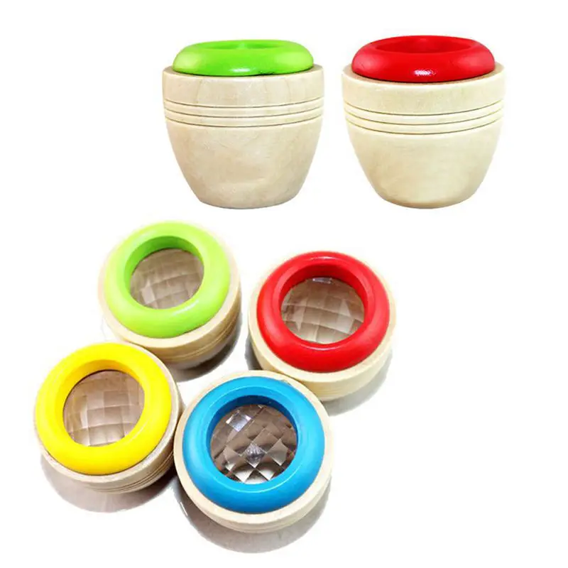 Новинка 2019 лидер продаж деревянный развивающий волшебный калейдоскоп Детская