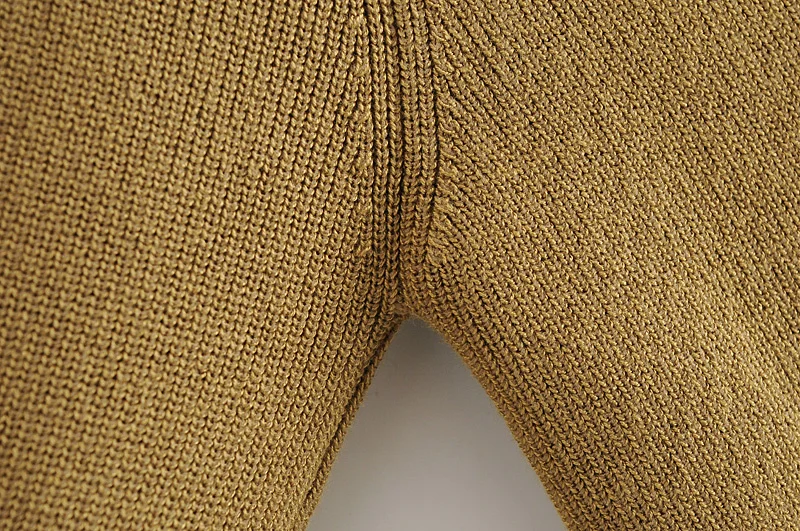 

Autumn long sleeve knit cardigan sweater women streetwear casual high waist knitted cardigan v neck button up sweater cardigan