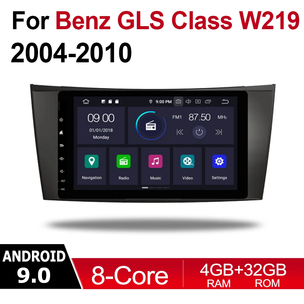Автомобильный dvd-плеер на основе Android для Mercedes Benz CLS Class W219 2004 2005 2006 2007 2008 2010 NTG