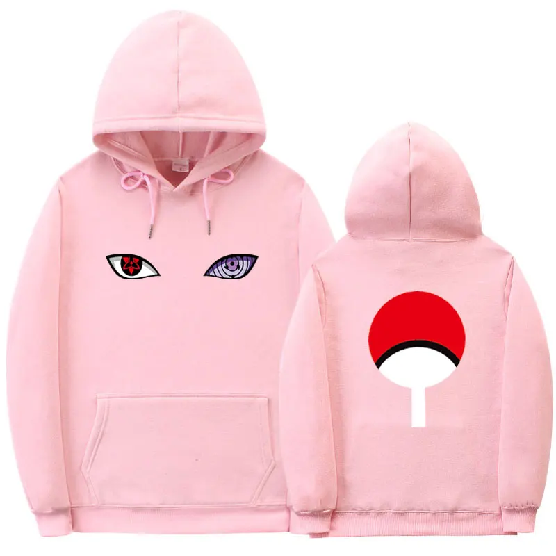Новые Японские Аниме толстовки Uchiha Uzumaki Hatake Eyes Harajuku пуловер свитшот хип хоп