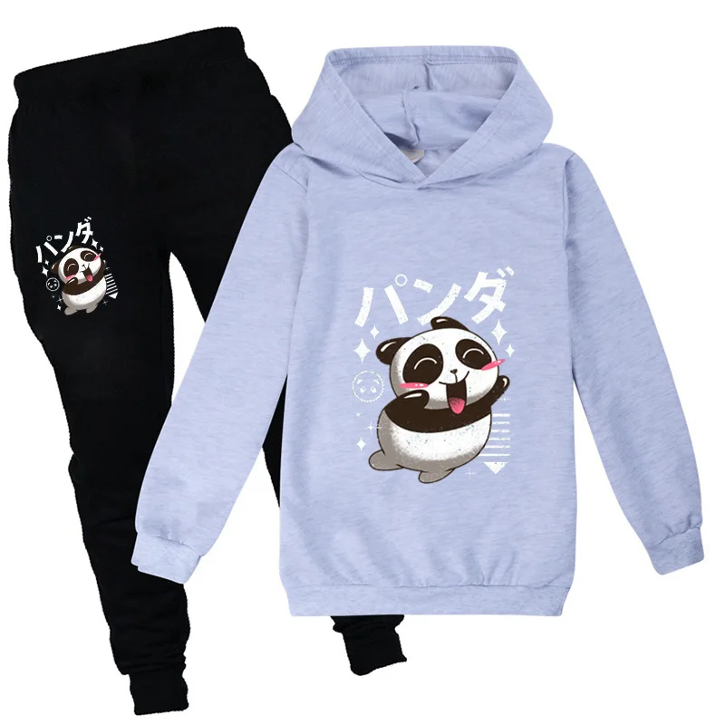 

Fall Clothes for Kids 2020 Fashion Long Sleeve Panda Kawaii Teenage Girls Clothing 12 14 Years Halloween Boys Outfits Camisetas