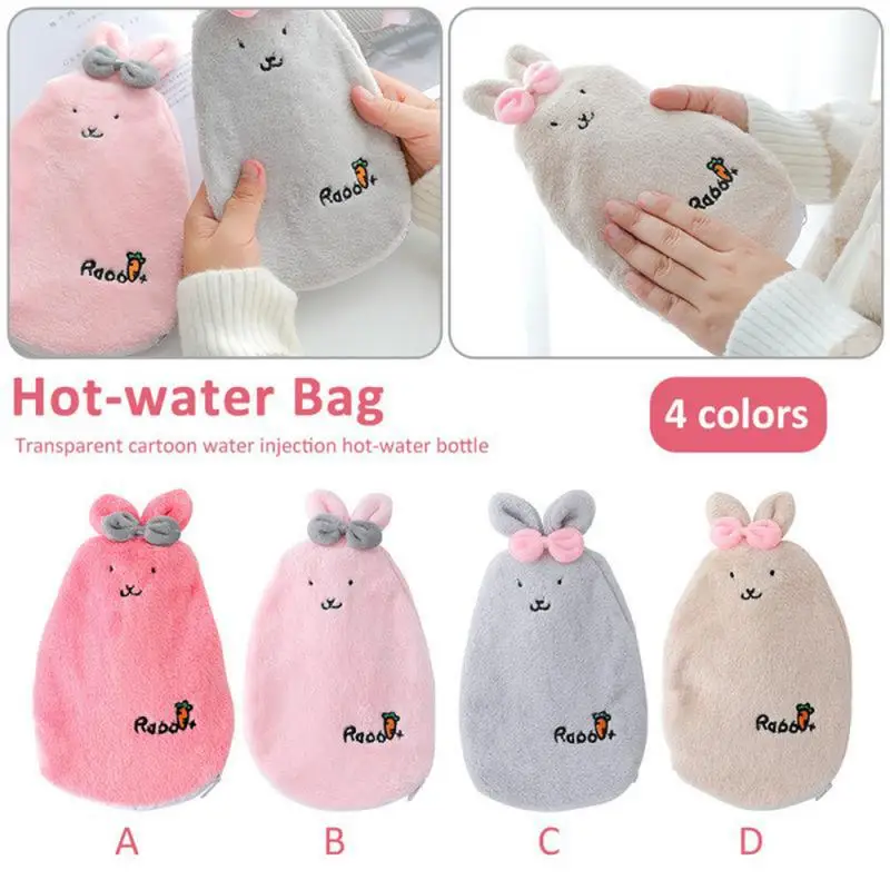 Мультяшный кролик съемный моющийся теплый мини Горячий телефон обогреватель для
