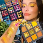 Палетка теней для век Beauty Glazed, 9 цветов, розовые желтый глиттер, шиммеры, матовые тени для век, Палетка теней для макияжа, неоновые пигменты