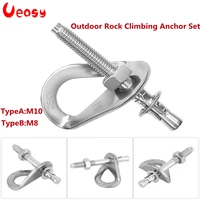 ueasy outdoor rock climbing anchor set bolt hanger expansion screw piton rescue anchor anchoring gear