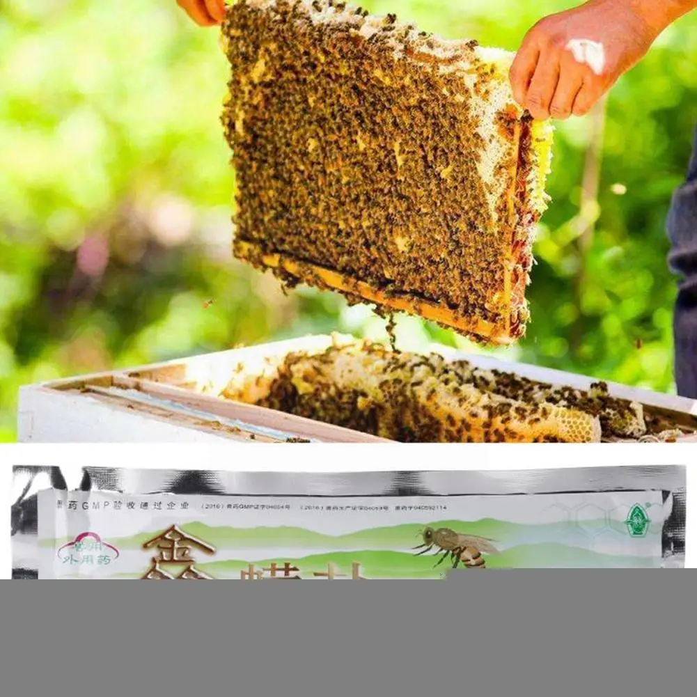 

20Pcs/Bag Beekeeping Fluvalinate Mite Killer Tool Set Control Pack Pest Varroa Strip H7F3