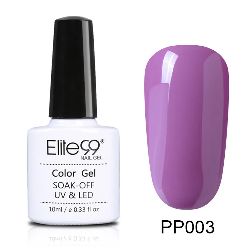 PP003 Elite99 лак для ногтей винно-Красного цвета серия Гель лак для ногтей отмачиваемый матовый эффект УФ гель Гибридный лак Полупостоянный маникюр - Цвет: PP003