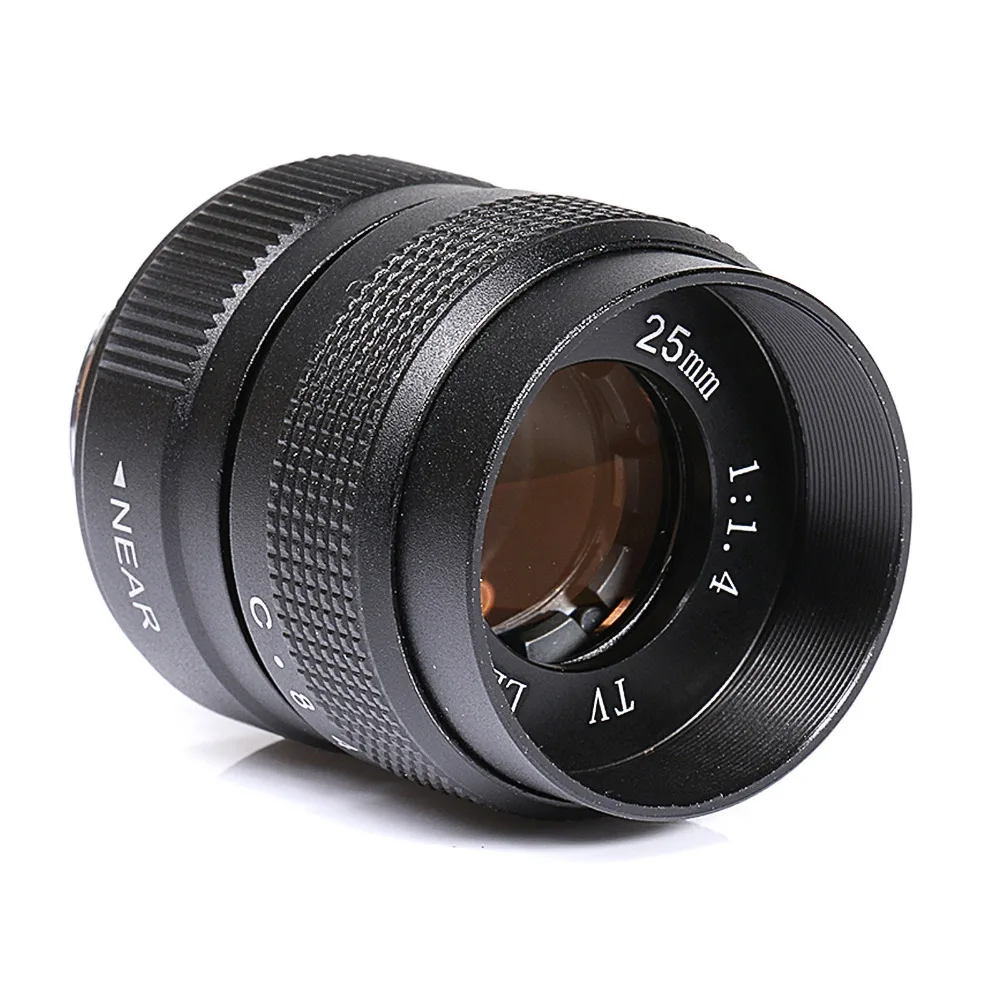 Объектив для ТВ-камеры GloryStar 25 мм F1.4 CC объектив + кольцо с креплением Nikon 1 J5 S2 J4 V3 AW1