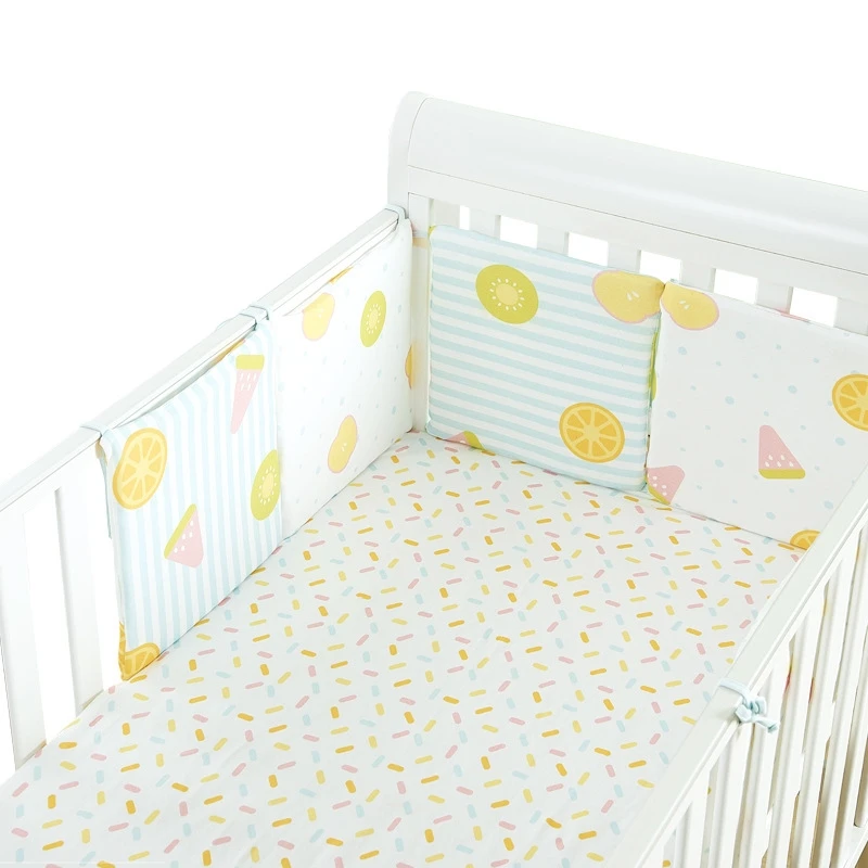 6 шт./компл. квадратный Форма Детский Комплект постельного белья защита для