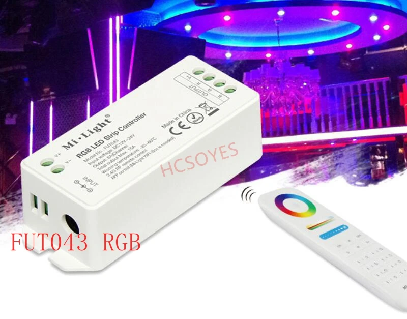 MIlight FUT043 FUT044 FUT045 2,4G RGB контроллер Wifi RGB CCT сенсорный пульт дистанционного управления 12 В~ 24 В RGB/RGBW