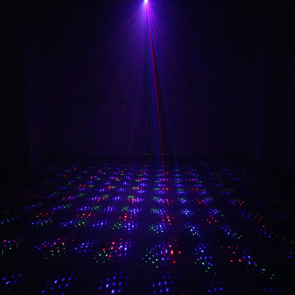 Миниатюрный лазерный прожектор ALIEN с RGB-звездами и точками сцсветильник ческий