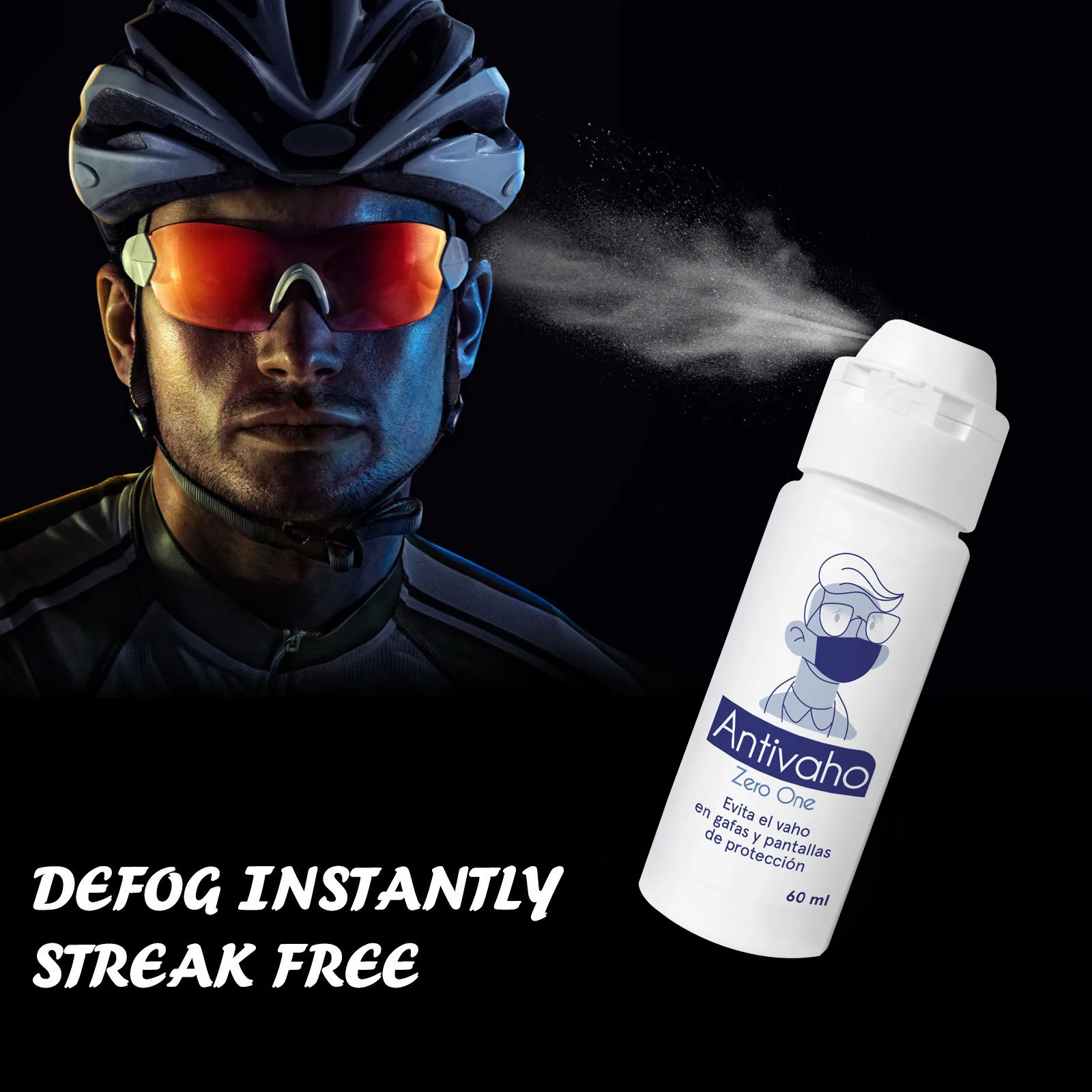 60 мл Анти туман спрей глаз Стекло объектив Предотвращение запотевания es