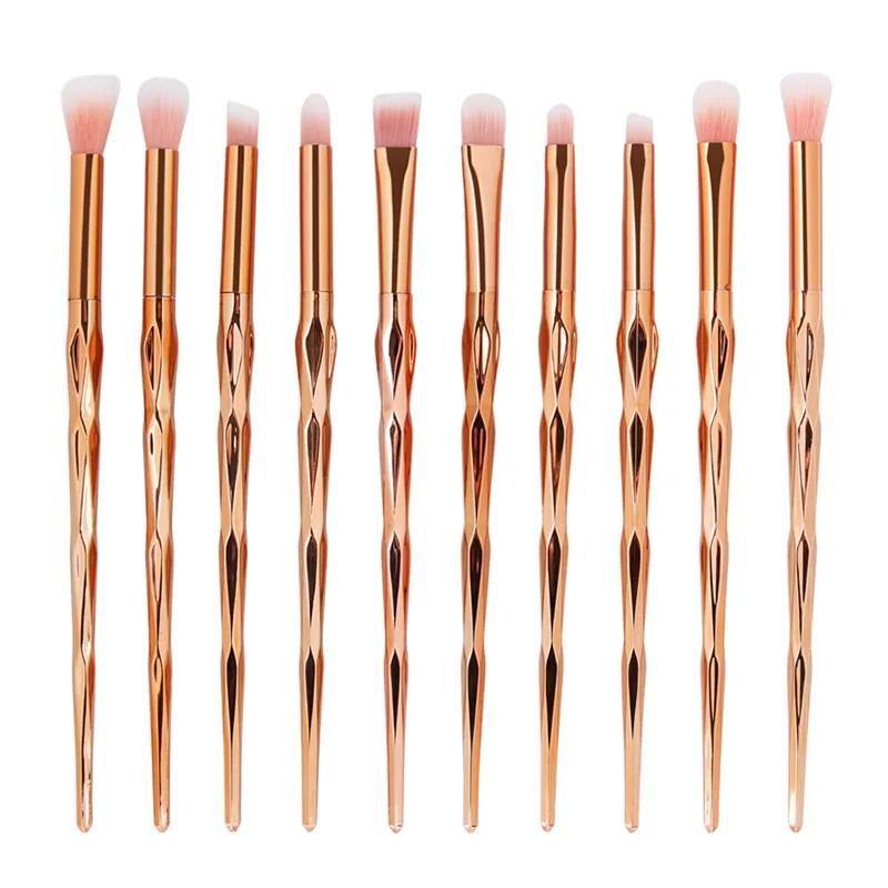 10pcs Rose Gold SinSo 10/20 шт. кисти для макияжа Набор алмазной на нашем сайте! кисти для макияжа пудры тени для век Румяна Косметика Красота Кабуки Кисть для макияжа - Handle Color: 10pcs Rose Gold