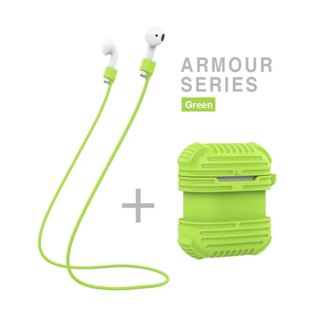 2 в 1 нескользящий Силиконовый чехол против потери провода наушники ремешок для