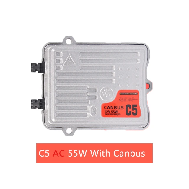 C5 AC 55W Canbus 70 Вт 55 Вт 35 Вт HID тонкий балласт F7 Q5 Быстрый Яркий C5 ошибок балласт canbus Управление H1 H3 H7 H8 H9 H11 9005 9006 H4 фар - Испускаемый цвет: C5 AC 55W Canbus