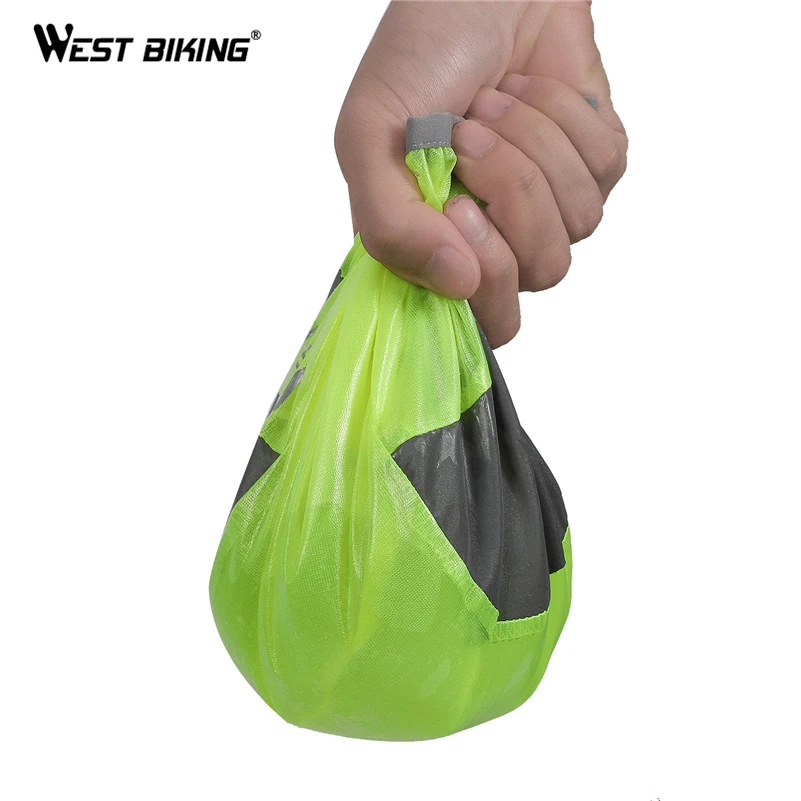 

WEST BIKING Ultralight Bicycle Helmet Cover Waterproof Reflective Dustproof Rain Cover Mountain Road Bike Cycling Helmet Covers